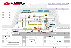 2013 AUTOBACS SUPER GT 6 FUJI GT 300km RACE CALSONIC TEAM IMPUL ItBV̔u[XoXꏊ